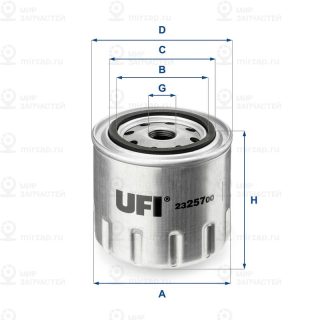 Фильтр масляный UFI 2325700