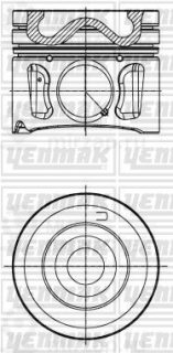Поршень YENMAK 3130021000
