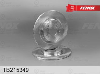 Тормозной диск FENOX TB215349