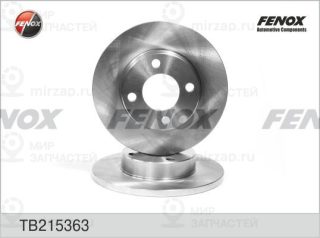 Тормозной диск FENOX TB215363