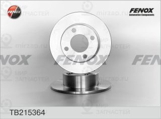 Тормозной диск FENOX TB215364