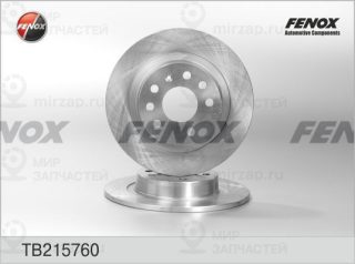 Тормозной диск FENOX TB215760