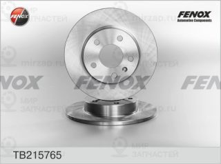 Тормозной диск FENOX TB215765