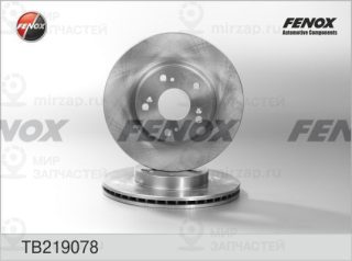 Тормозной диск FENOX TB219078