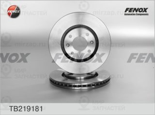 Тормозной диск FENOX TB219181