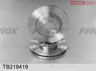 Тормозной диск FENOX TB219419