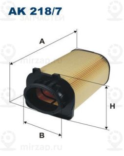Фильтр воздушный FILTRON AK2187