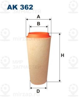 Фильтр воздушный FILTRON AK362