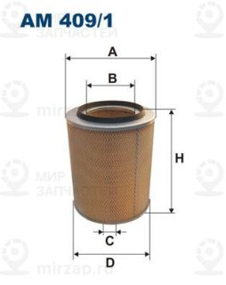 Фильтр воздушный FILTRON AM4091