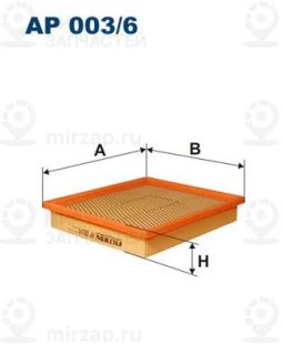 Фильтр воздушный FILTRON AP0036