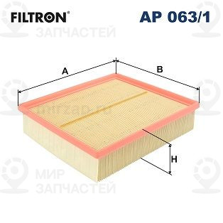 Фильтр воздушный FILTRON AP0631