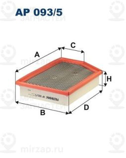 Фильтр воздушный FILTRON AP0935