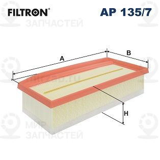 Фильтр воздушный FILTRON AP1357
