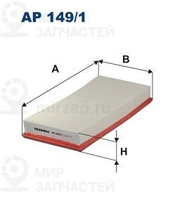 Фильтр воздушный FILTRON AP1491