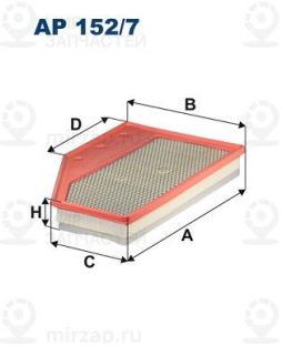 Фильтр воздушный FILTRON AP1527