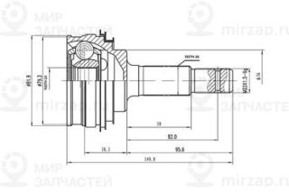 Запчасть AYWIPARTS AW1510004