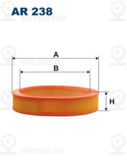 Фильтр воздушный FILTRON AR238