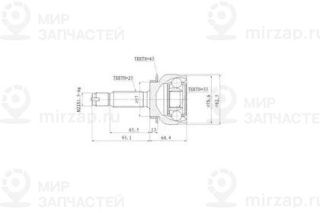 Запчасть AYWIPARTS AW1510036A