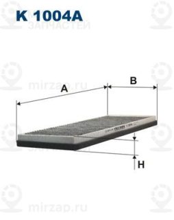 Фильтр салона FILTRON K1004A