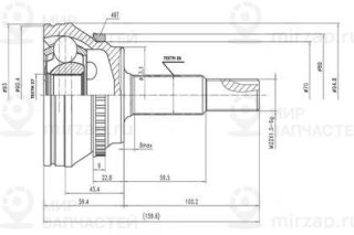 Запчасть AYWIPARTS AW1510038A
