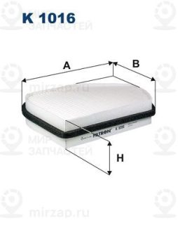 Фильтр салона FILTRON K1016