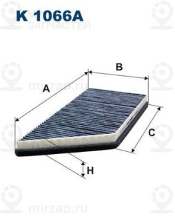Запчасть FILTRON K1066A
