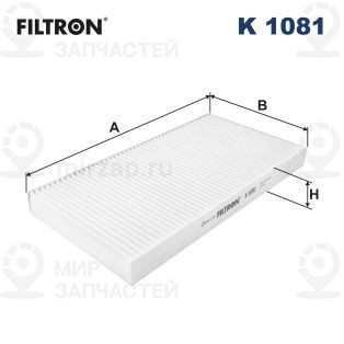 Фильтр салона FILTRON K1081