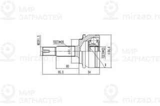 Запчасть AYWIPARTS AW1510062