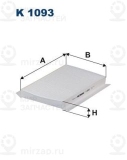 Фильтр салона FILTRON K1093