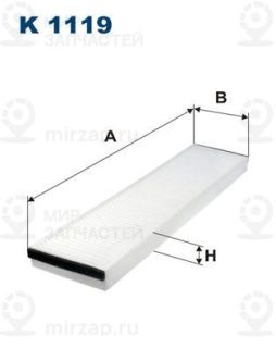 Фильтр салона FILTRON K1119