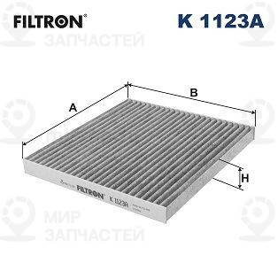 Фильтр салона FILTRON K1123A