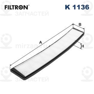 Фильтр салона FILTRON K1136