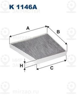 Фильтр салона FILTRON K1146A
