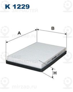 Фильтр салона FILTRON K1229