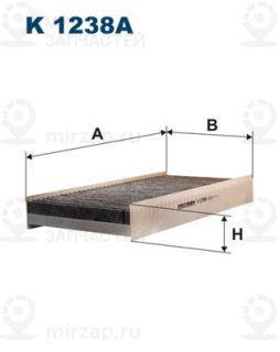 Запчасть FILTRON K1238A