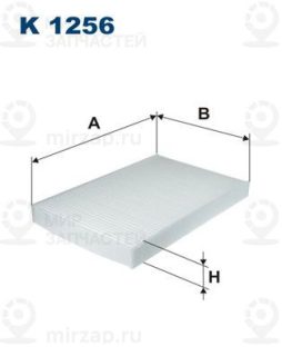 Фильтр салона FILTRON K1256