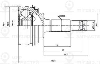 Запчасть AYWIPARTS AW1510116