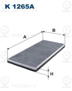 Фильтр салона FILTRON K1265A