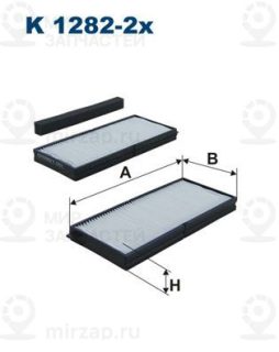 Фильтр салона FILTRON K12822X