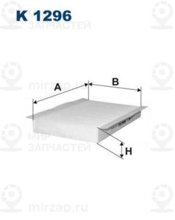 Фильтр салона FILTRON K1296