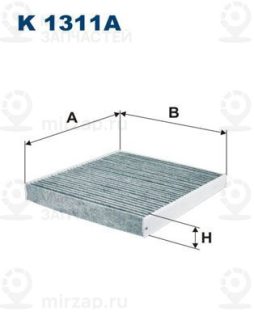 Фильтр салона FILTRON K1311A