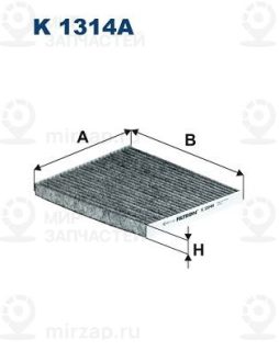 Фильтр салона FILTRON K1314A