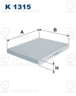 Фильтр салона FILTRON K1315