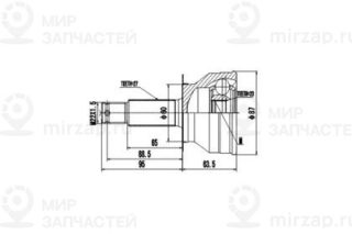 Запчасть AYWIPARTS AW1510135