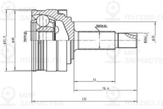 Запчасть AYWIPARTS AW1510136