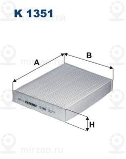 Фильтр салона FILTRON K1351