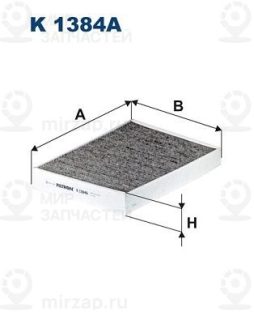 Фильтр салона FILTRON K1384A