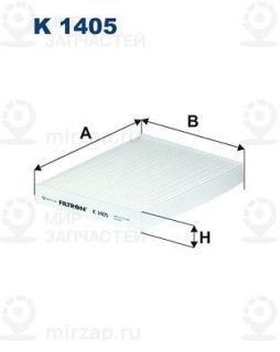 Фильтр салона FILTRON K1405