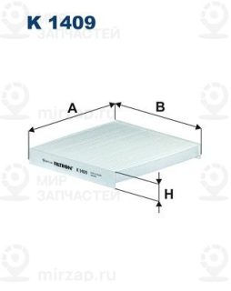 Фильтр салона FILTRON K1409