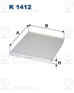 Фильтр салона FILTRON K1412